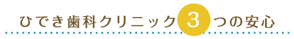 3つの安心